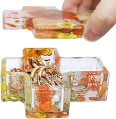 Cross Storage Box Resin Molds, Rectangle Cube Epoxy Resin Molds DIY Cross Ja…
