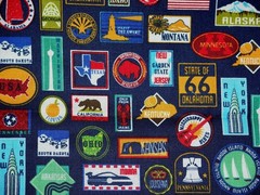 State Signs Photo Album Handcrafted Handmade 5 1/2″X7″ Holds 100 4″X6″ NEW