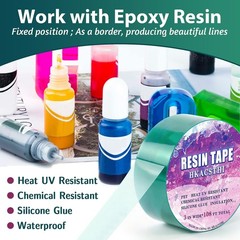 108 Feet Silicone Epoxy Resin Tape – Heat-Resistant Craft Solution