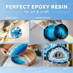 Coasters & Molds Casting Resin Epoxy – 34 Oz – Self Leveling