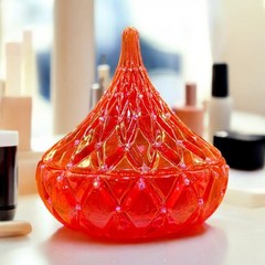 Handmade Silicone Tall Tapered Jar Mold For Resin
