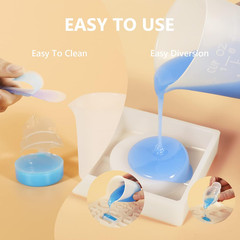 Silicone Measuring Cups for Resin, Resin Supplies with 250&100Ml