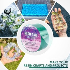108 Feet Silicone Epoxy Resin Tape – Heat-Resistant Craft Solution