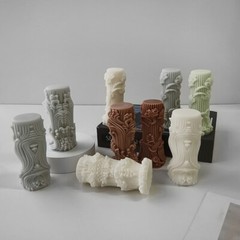 Unique Moulds Epoxy Resin Mold Silicone Ornament Moulds Cylinder Shaped