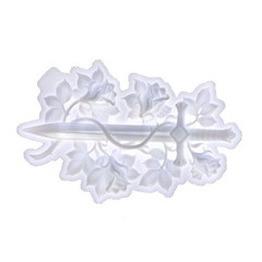 Epoxy Resin Mold Rose Vine Swords Molds Versatile Silicone Home Ornament for …