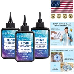 300g Advanced UV Resin – Low Odor, No Bubbles, Stunning Clarity for DIY Creators