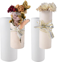 2 Pack Cylinder Mold 6 Inch Cylinder Candle Pillar – Resin Casting Silicone Mold