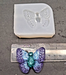 Handmade BUTTERFLY diamond pendant U-mold-MOLD ONLY-