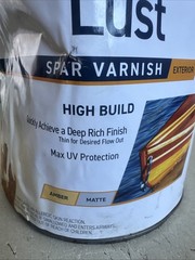 TotalBoat Lust Marine SPAR Varnish Exterior Amber Matte – 1 Gallon