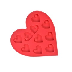 DIY Pendant Crystal Epoxy Resin Mold Heart Shaped Earrings Craft Making Tool