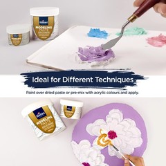 Thick Modeling Paste White 28.2 Oz / 800gm – High Density, Acrylic Medium for…