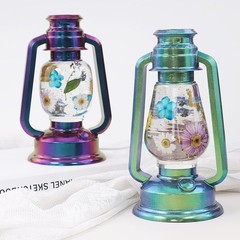 Kerosene Lamp Resin Mold Set, 2 Shapes Lantern Silicone Molds for Resin Casti…