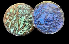 Handmade Crushed Velvet Silicone Inlays For Resin Set of 4