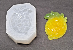 Handmade LEMON diamond pendant P-mold-MOLD ONLY-