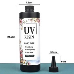 UV Resin Crystal Clear Hard Glue Ultraviolet Curing Epoxy For DIY Handmade USA