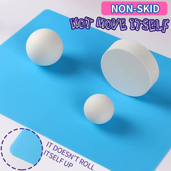 LEOBRO Silicone Mat for Resin Molds, 2 PCS 15.7″ X 11.7″ Playdough Mat, Silicone
