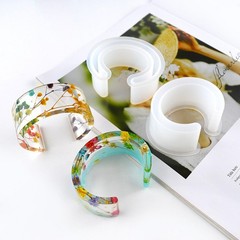 Epoxy Resin Silicone Mold Bracelet Casting Mould Jewelry Making Craft DIY Tool R