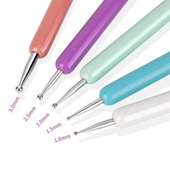 5 Pcs Pattern Tracing Stylus, Ball Embossing Stylus for Transfer Multicolor