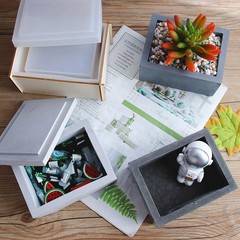 Silicone Tissue Box Resin Mold with Lid Epoxy Casting Mould Multicolor