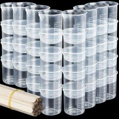 50ml/1.7oz Epoxy Mixing Cups, 38PCS Graduated Epoxy Resin Cups, Resin Mixing …