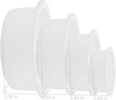 4 Deep Silicone Molds for Resin – round Molds 3″ X 2″ In, 5″ X 2″ In, 7″ X 2″ In