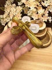 Golden bow Cross handmade silicone mold for crafts