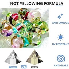 Crystal Clear Epoxy Resin Kit 1 Gallon Self-Leveling Coating and Casting Resin