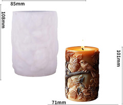 Animal Cylinder Molds Silicone Wave Spiral Candle Mold – Silicone Resin Casting