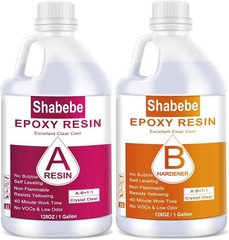 Durable Crystal Clear 2 Gallon Epoxy Resin – Perfect for River Tables & Molds
