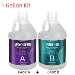 Crystal Clear Epoxy Resin – 1 Gallon Kit – for Jewelry DIY Art Crafts Tumbler