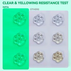 IVITA 300g Clear UV Resin Hard High Gloss UV Cure Epoxy Resin Crystal Premixed