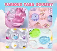 Taba Squishy Kit – 18oz Transparent Liquid small to medium,