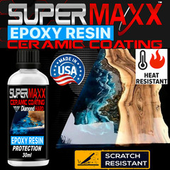 TOP SELLER EPOXY RESIN TABLE & BAR TOP CERAMIC COATING SCRATCH RESISTANCE FINISH