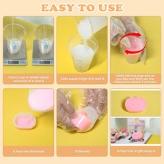 Vivresina Taba Squishy 1.5 inches x x 5 inches, Translucent Clear