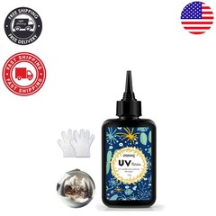 Fast-Curing 100g UV Resin – Self-Leveling & Yellowing Resistant for Art Projects