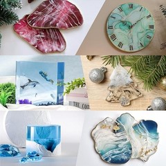 Epoxy Resin-1 Gallon Kit Crystal Clear Yellowing No Bubble Art Resins