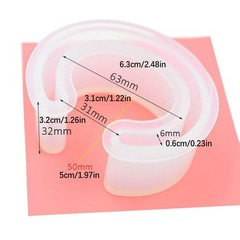 Epoxy Resin Silicone Mold Bracelet Casting Mould Jewelry Making Craft DIY Tool R