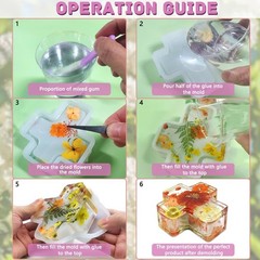 Cross Storage Box Resin Molds, Rectangle Cube Epoxy Resin Molds DIY Cross Ja…