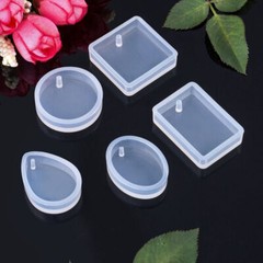 20pcs Epoxy Resin Casting Molds Silicone Mould for DIY Jewelry Pendant Making