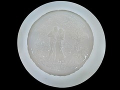 Couples Decorative Plate Mold For Resin