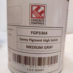 MEDIUM GREY EPOXY PIGMENT QUART FOR CONCRETE FLOORS by Concrete Coatings NEW