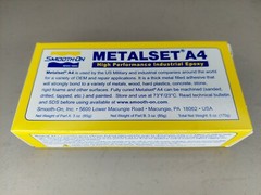 Metalset A4 Aviation Grade Epoxy Adhesive by Smooth-On 6 oz Kit