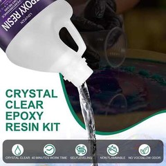 Crystal Clear Epoxy Resin – 1 Gallon Kit – for Jewelry DIY Art Crafts Tumbler