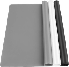 LEOBRO Silicone Mats, 3 PCS 15.7” X 11.7″ Silicone Mat for Crafts, Resin Molds,