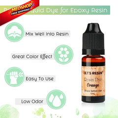 LET’S RESIN Epoxy Resin Paint Pigment Each 0.35 oz (Pack of 16), Multicolor
