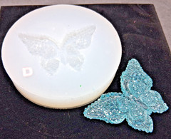 Handmade Butterfly diamond pendant D mold-MOLD ONLY-