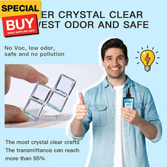 UV Resin, Upgrade 300g High Viscosity Hard UV Resin with Crystal Clear Resins Ki