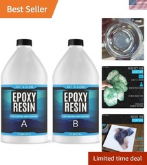 Versatile 1 Gallon Epoxy Resin – Water Resistant & Non-Toxic for DIY Projects