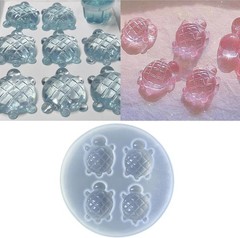 Resin Jewelry Casting Molds Turtle Silicone Mold for Resin Pendants Keychai