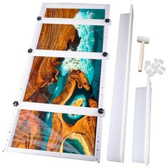 Large Epoxy Resin Mold Adjustable River Table 47×19.5x3in Plastic No-Seal